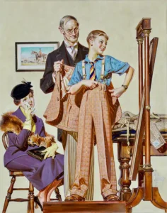 Joseph Christian Leyendecker First Long Suit Post Cover 1937