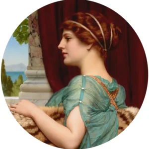 John William Godward A Pompeian Lady Dated 1904