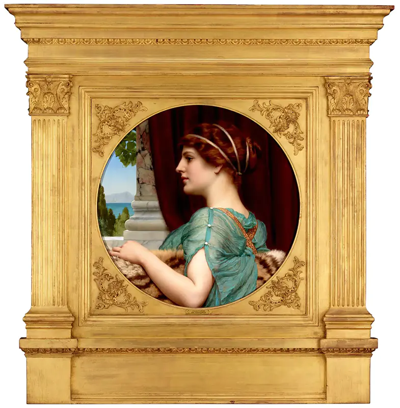 John William Godward A Pompeian Lady Dated 1904 3 John William Godward A Pompeian Lady Dated 1904