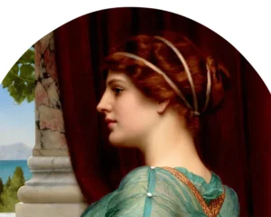 John William Godward A Pompeian Lady Dated 1904 8 John William Godward A Pompeian Lady Dated 1904
