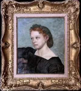 Pierre Auguste Renoir Portrait de femme - Berthe Poret 1862-1863
