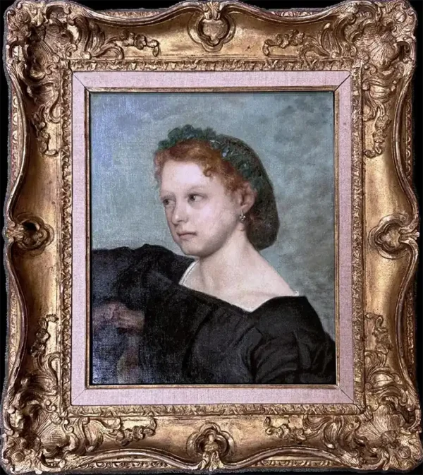 Pierre Auguste Renoir Portrait de femme - Berthe Poret 1862-1863