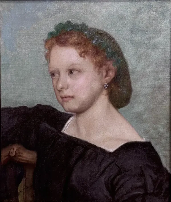 Pierre Auguste Renoir Portrait de femme - Berthe Poret 1862-1863