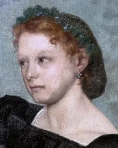 Pierre Auguste Renoir Portrait de femme - Berthe Poret 1862-1863