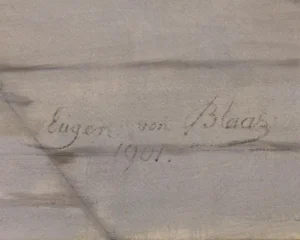 Eugene von Blaas No Love Without Envy by Eugene Von Blaas 1901