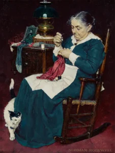 Norman Rockwell It’s Never Too Late to Mend 1939