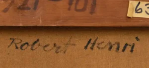 Robert Henri Girl with Muff 1912