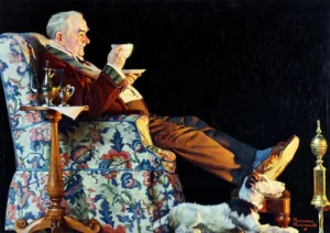 Stunning Norman Rockwell Yes Sir! That's Hills Brothers Coffee Original Advertisement 1929 6 Norman Rockwell Yes Sir! That's Hills Brothers Coffee Original Advertisement 1929