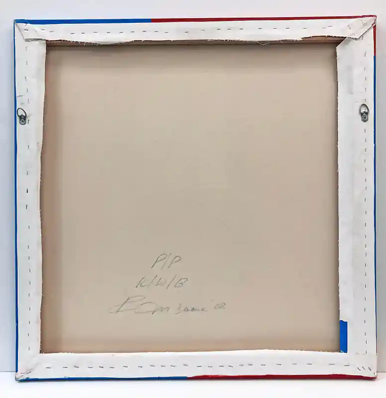 Robert Indiana HOPE (R/W/B) large original 4 panel painting 2008 7 Robert Indiana HOPE (R/W/B), large original 4 panel painting 2008