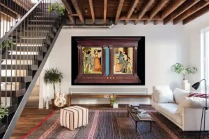 Maxfield Parrish My Duty Towards my Neighbor and My Duty Towards God diptych 1898