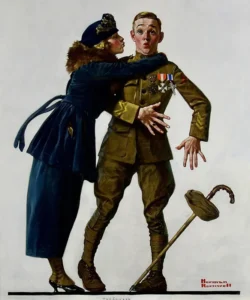 Norman Rockwell The Coward 1919