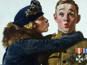 Norman Rockwell The Coward 1919