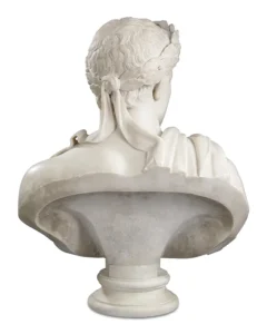 Pair of Carrara Marble Busts of the Emperor Napoleon and Empress Marie Louise Circa 1807-10
