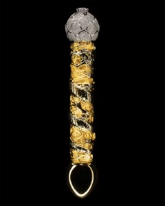 Jinlong Golden Dragon 24K Gold Sculpture by Colin Burn 2018