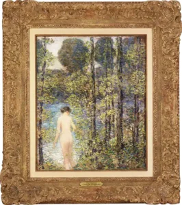 The Bather by Childe Hassam Circa 1905
