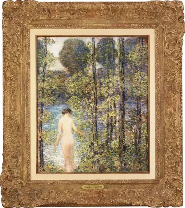 The Bather by Childe Hassam Circa 1905