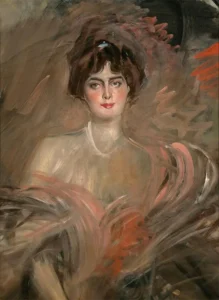Portrait of Emilienne Le Roy by Giovanni Boldini 1913