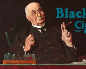 Norman Rockwell Blackstone Cigars Circa 1921