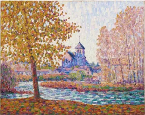 Francis Picabia L'Eglise de Montigny Effet D'Automne 1908