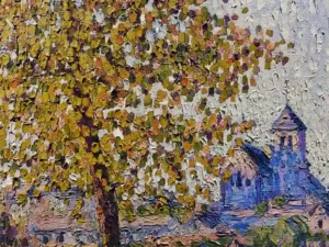 Francis Picabia L'Eglise de Montigny Effet D'Automne 1908