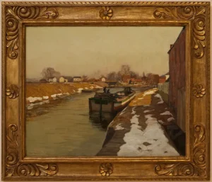 Edward Willis Redfield "The Canal" c. 1906