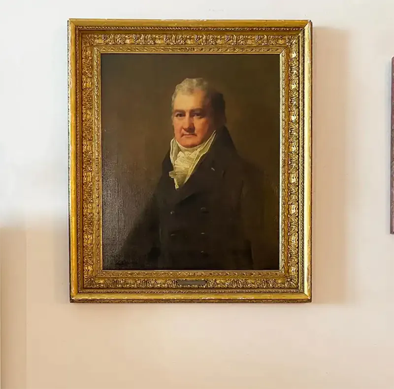 Exquisite Sir Henry Raeburn Half Length Portrait of Mr. Robertson of Edinburgh 1790-1810 2 Sir Henry Raeburn Half Length Portrait of Mr. Robertson of Edinburgh 1790-1810