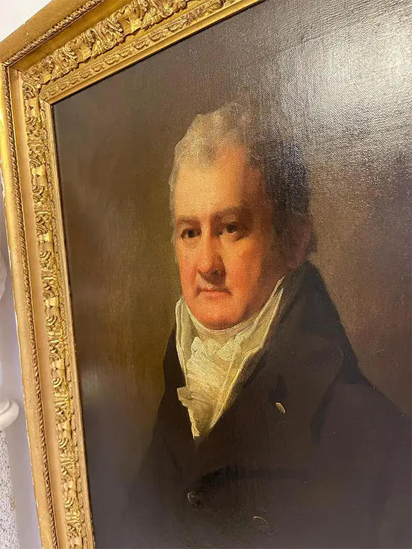 Exquisite Sir Henry Raeburn Half Length Portrait of Mr. Robertson of Edinburgh 1790-1810 3 Sir Henry Raeburn Half Length Portrait of Mr. Robertson of Edinburgh 1790-1810