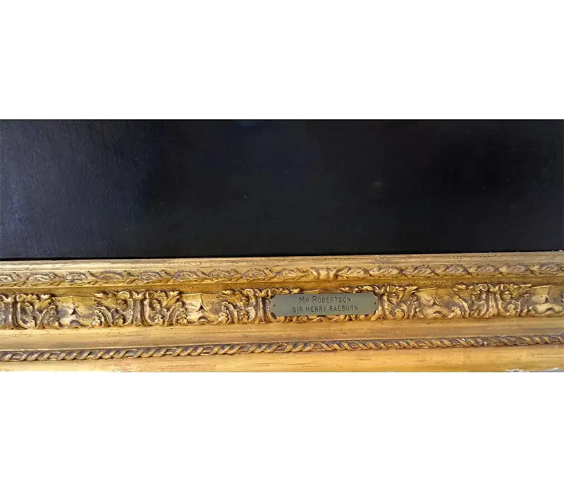 Exquisite Sir Henry Raeburn Half Length Portrait of Mr. Robertson of Edinburgh 1790-1810 5 Sir Henry Raeburn Half Length Portrait of Mr. Robertson of Edinburgh 1790-1810