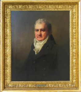 Sir Henry Raeburn Half Length Portrait of Mr. Robertson of Edinburgh 1790-1810