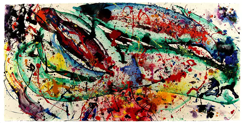 Stunning Sam Francis Iron Forest 1989 1 Sam Francis Iron Forest 1989