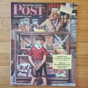 Stevan Dohanos Penny Candy The Saturday Evening Post Cover 1944