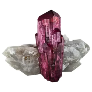 Rubellite Tourmaline on Quartz Russia