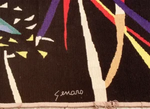 Tapestry Genaro Antônio Dantas de Carvalho Brazilian Artist 1960