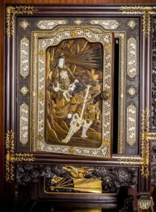 Rare Meiji Period Japanese Lacquer Cabinet