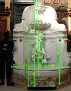 Carrara marble fountain 1890