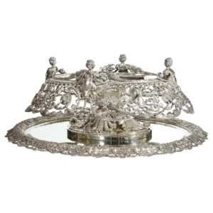 Tiffany & Company George Paulding Farnham A Rare Lavish Silver Centerpiece 1900