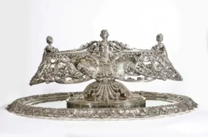 Tiffany & Company George Paulding Farnham A Rare Lavish Silver Centerpiece 1900