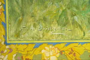 Magnificent A Large Oil Painting by Frederick Arthur Bridgman La Fete des Bois Circa 1897 8 A Large Oil Painting by Frederick Arthur Bridgman ‘La Fête des Bois’ Circa 1897