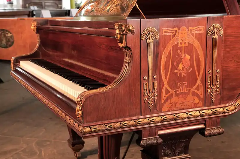 Magnificent King Edward VII Royal Bluthner Piano Exhibited in Paris Exhibition 1900 4 King Edward VII Royal Bluthner Piano Exhibited in Paris Exhibition 1900