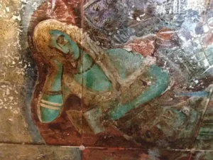 Siqueiros Glass Mural Painting Unique Piece Mexican Muralist 1950