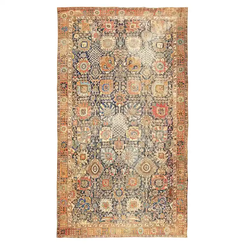 Antique 17th Century Persian Kerman Carpet 11 ft 5 in x 20 ft 2 in 29 Antique 17th Century Persian Kerman Carpet 11 ft 5 in x 20 ft 2 in