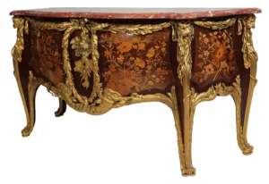 Exquisite Louis XV Style Ormolu-Mounted & Marquetry Commode François Linke Leon Messagé 1910 9 Louis XV Style Ormolu-Mounted & Marquetry Commode François Linke Leon Messagé 1910