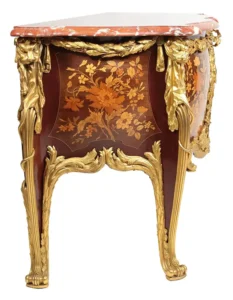 Exquisite Louis XV Style Ormolu-Mounted & Marquetry Commode François Linke Leon Messagé 1910 11 Louis XV Style Ormolu-Mounted & Marquetry Commode François Linke Leon Messagé 1910