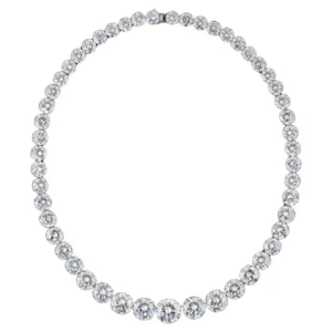 100 Carat Diamond Riviera Platinum Necklace
