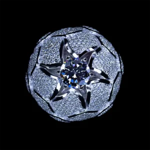 Colin Burn "Pearl Royale" Platinum Sculpture 9' x 2' in Edition of 3 by Colin Burn 2018