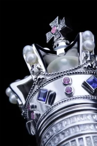 Colin Burn Pearl Royale Platinum Sculpture 9' x 2' in Edition of 3 by Colin Burn 2018