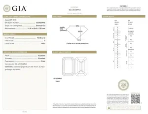 GIA Certified 10.40 Carat Emerald Cut Diamond Ring with Trapezoid Diamond 5 GIA Certified 10.40 Carat Emerald Cut Diamond Ring with Trapezoid Diamond