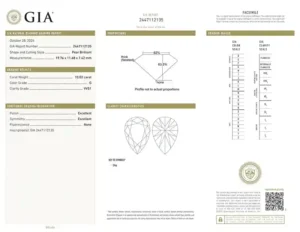 GIA Certified 10 Carat Marquise Diamond Ring G COLOR VVS1