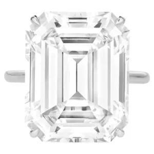 GIA Certified 20 Carat Type 2A FLAWLESS Clarity D Color Diamond Ring