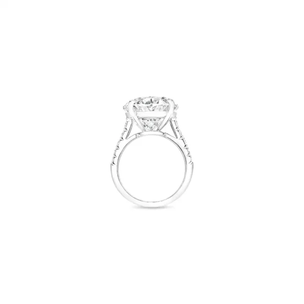 GIA Certified 8 Carat Pear Cut D Color Diamond Engagement Ring